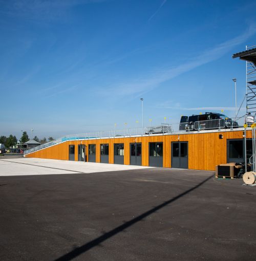 Verbouwing milieustraat Groot-Ammers