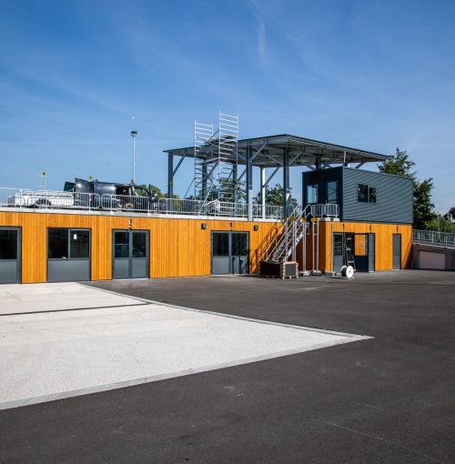 Verbouwing milieustraat Groot-Ammers