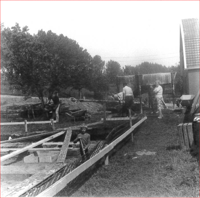 Huis Borgstein in aanbouw, Van Wiggen Bouw 1979 – foto 2