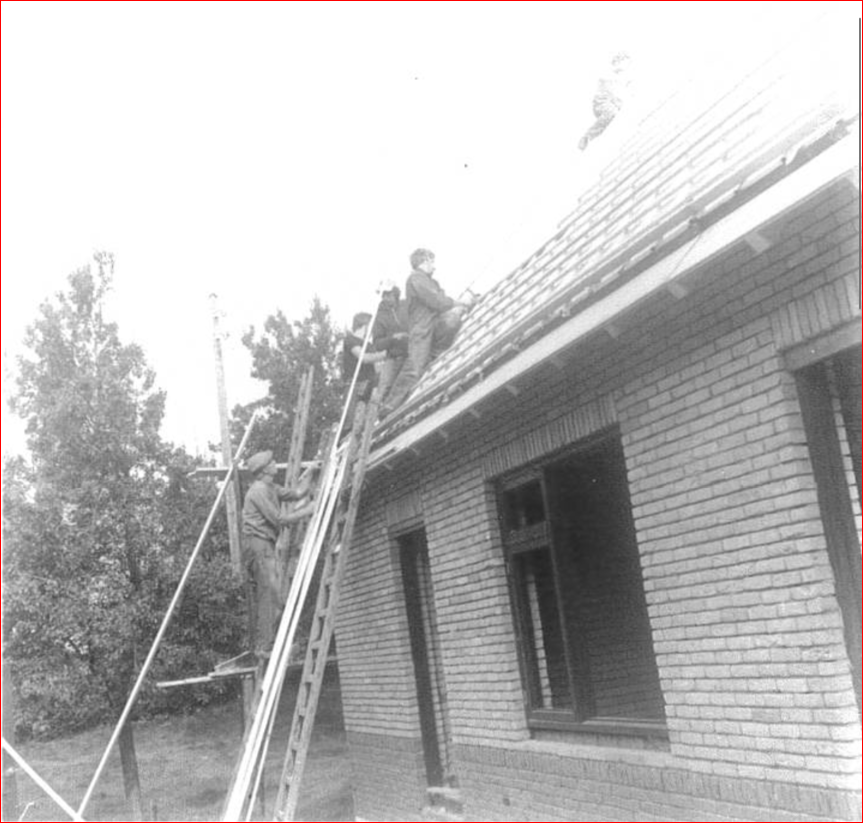 Huis Borgstein in aanbouw, Van Wiggen Bouw 1979 – foto 3
