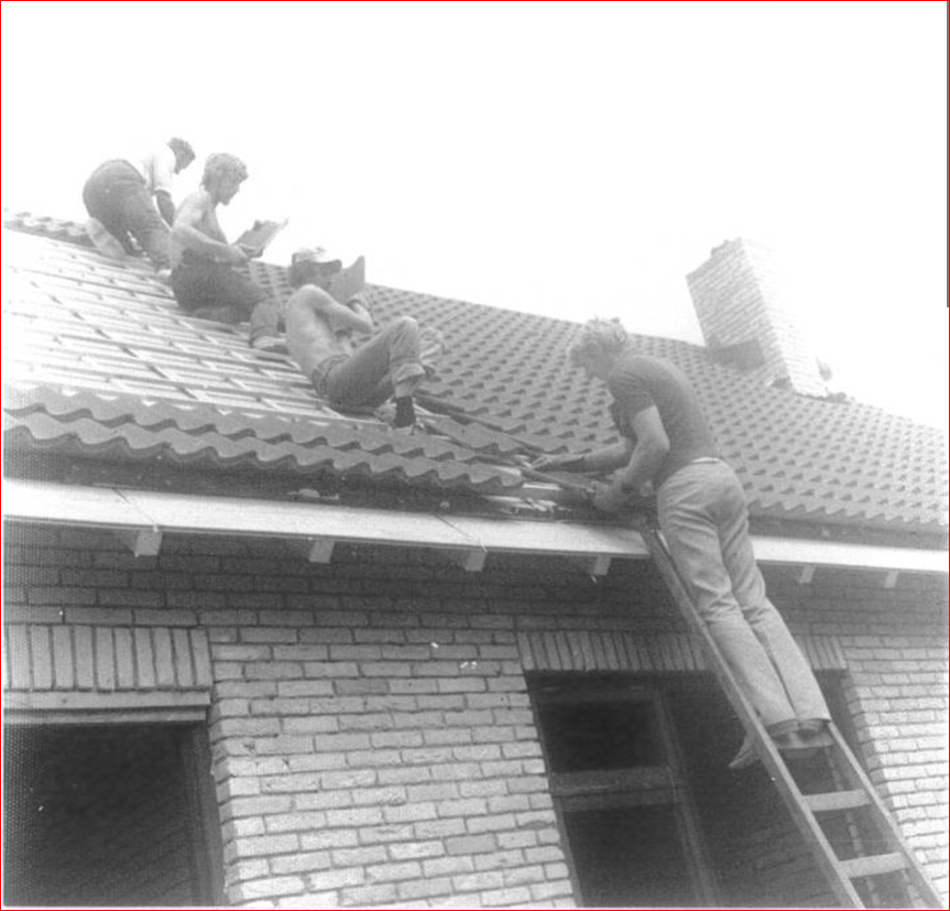 Huis Borgstein in aanbouw, Van Wiggen Bouw 1979 – foto 4