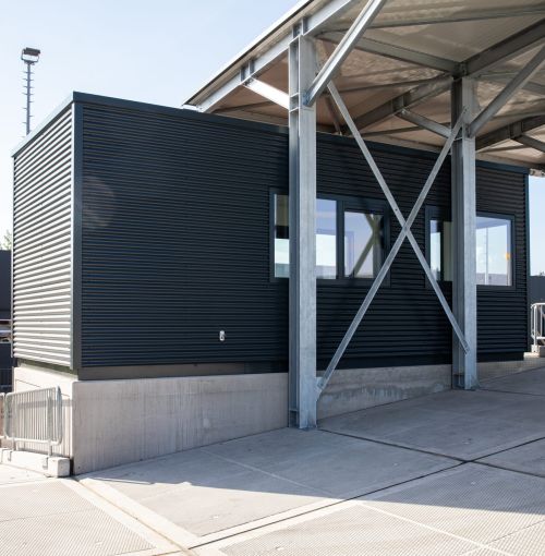 Verbouwing milieustraat Groot-Ammers