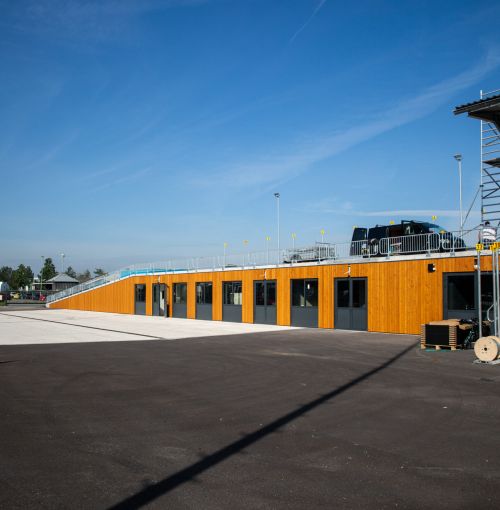 Verbouwing milieustraat Groot-Ammers