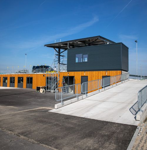 Verbouwing milieustraat Groot-Ammers